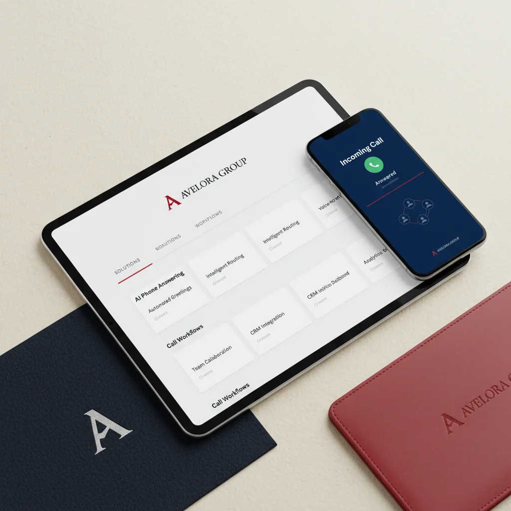 AI phone workflows — illustrative service sample
