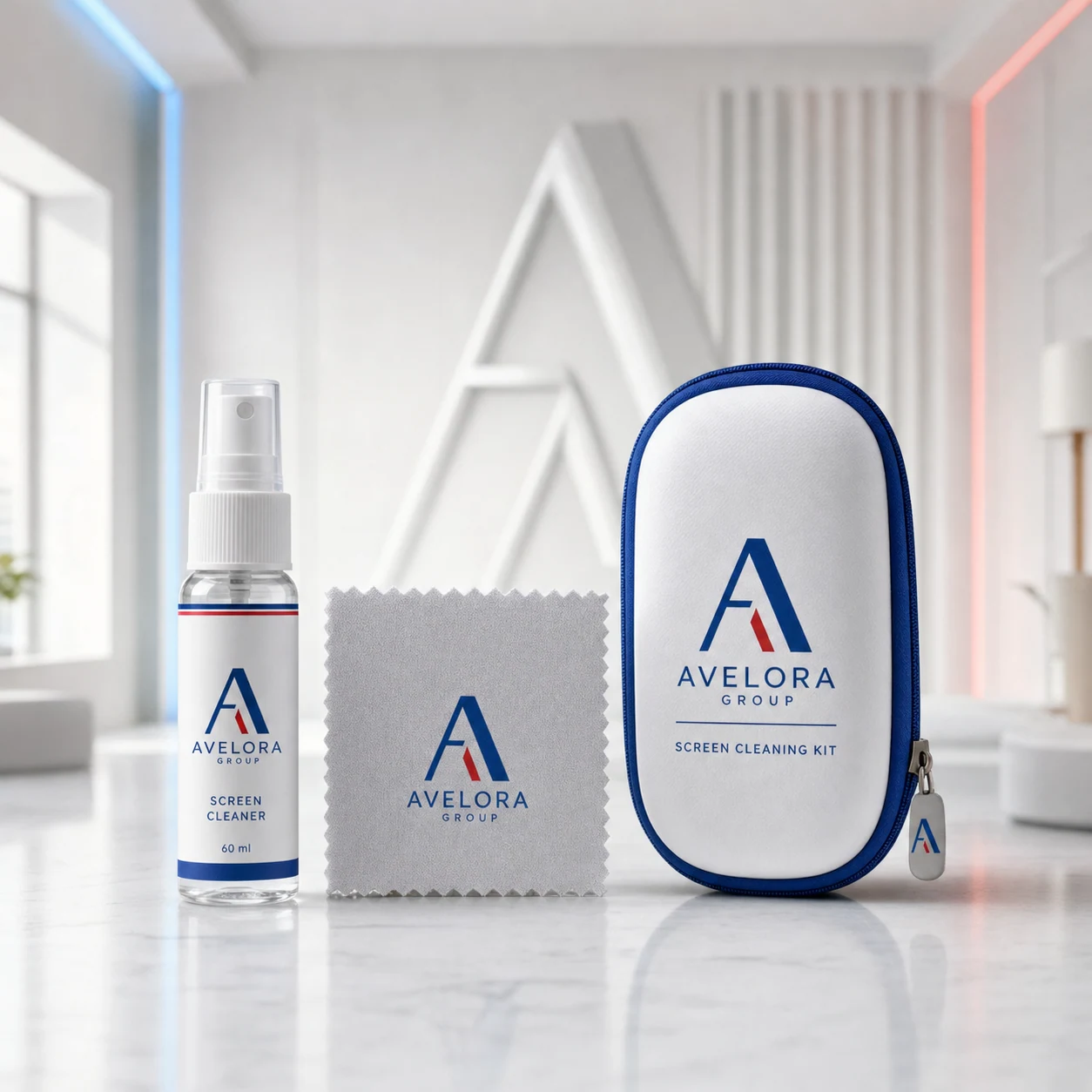 Screen cleaning kits — fictional-brand sample
