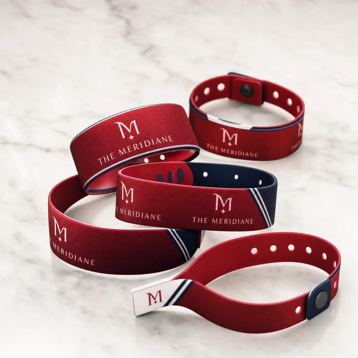 Guest wristbands — fictional property sample