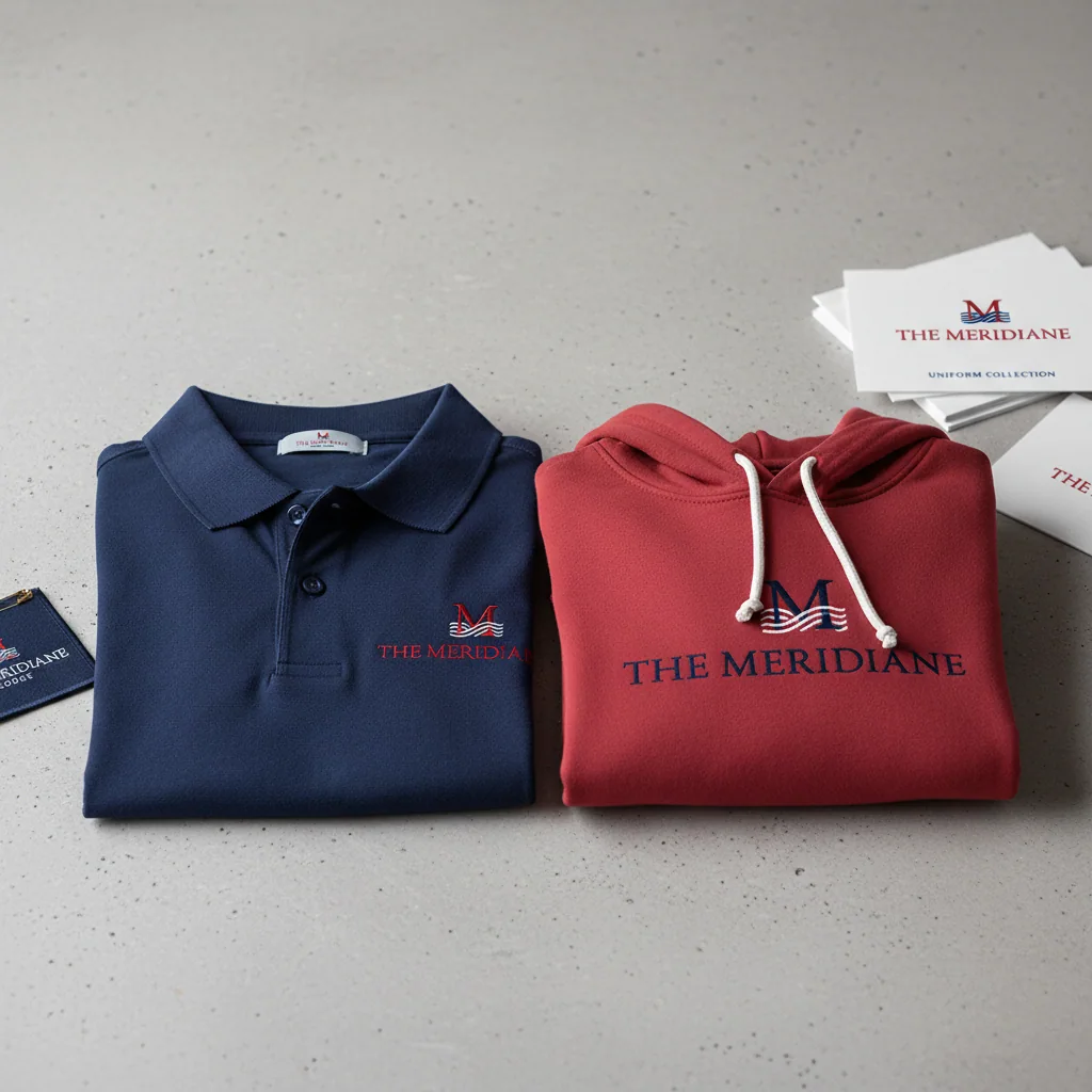 Branded apparel — fictional property sample