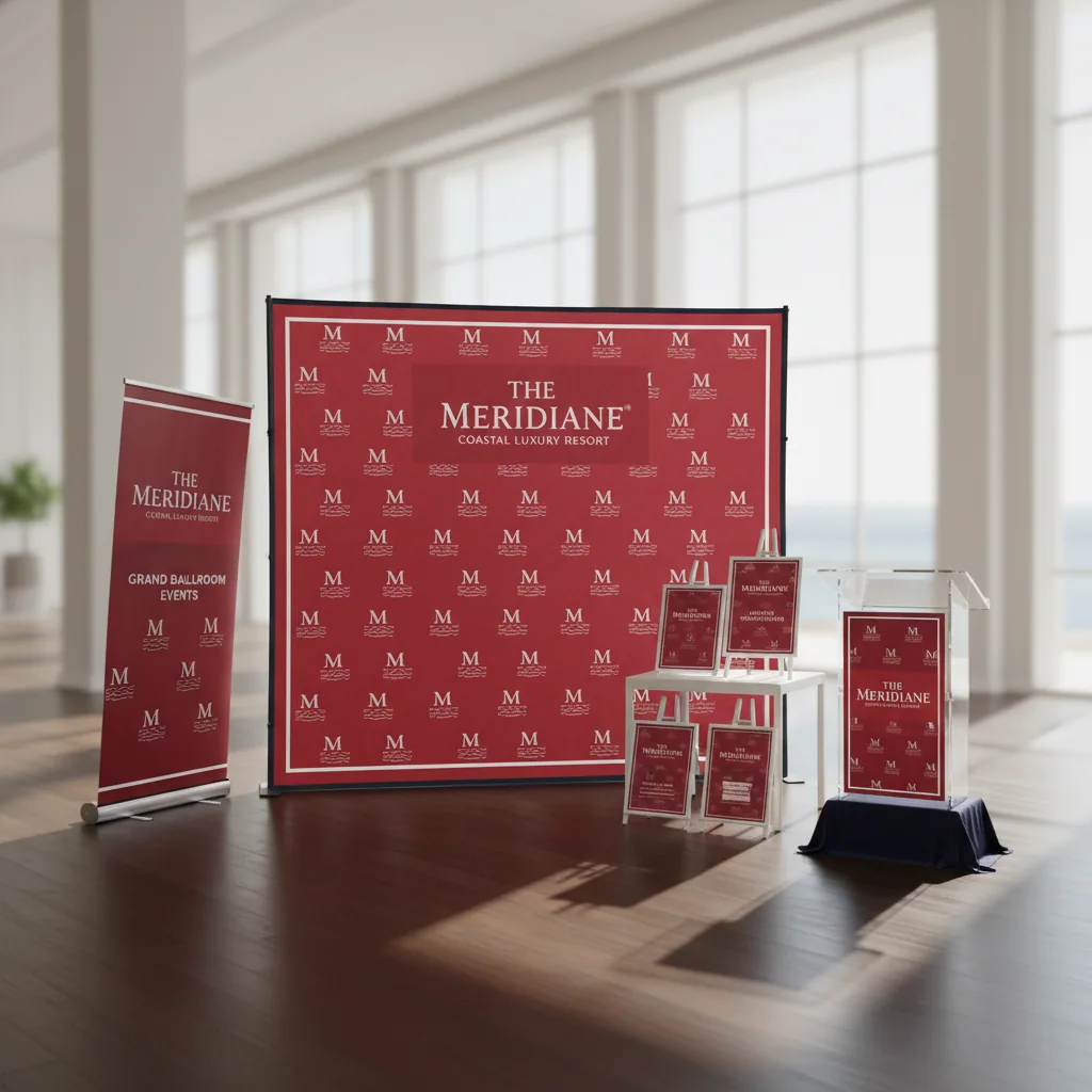Event displays — fictional property sample
