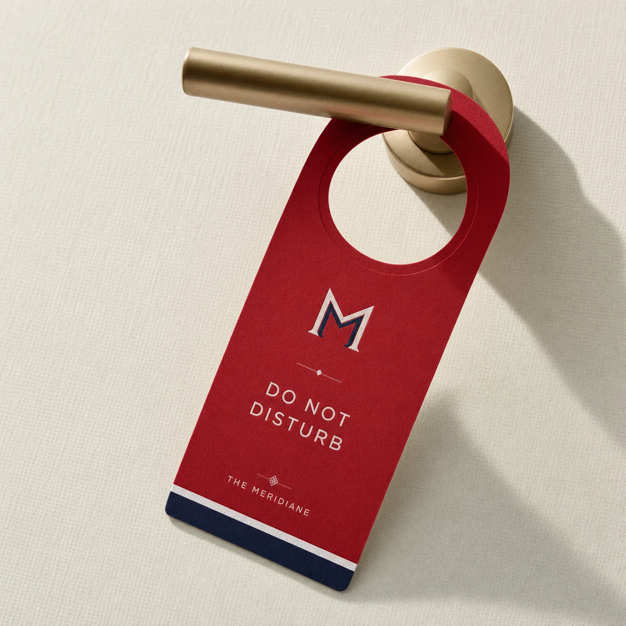 Door hangers — fictional property sample