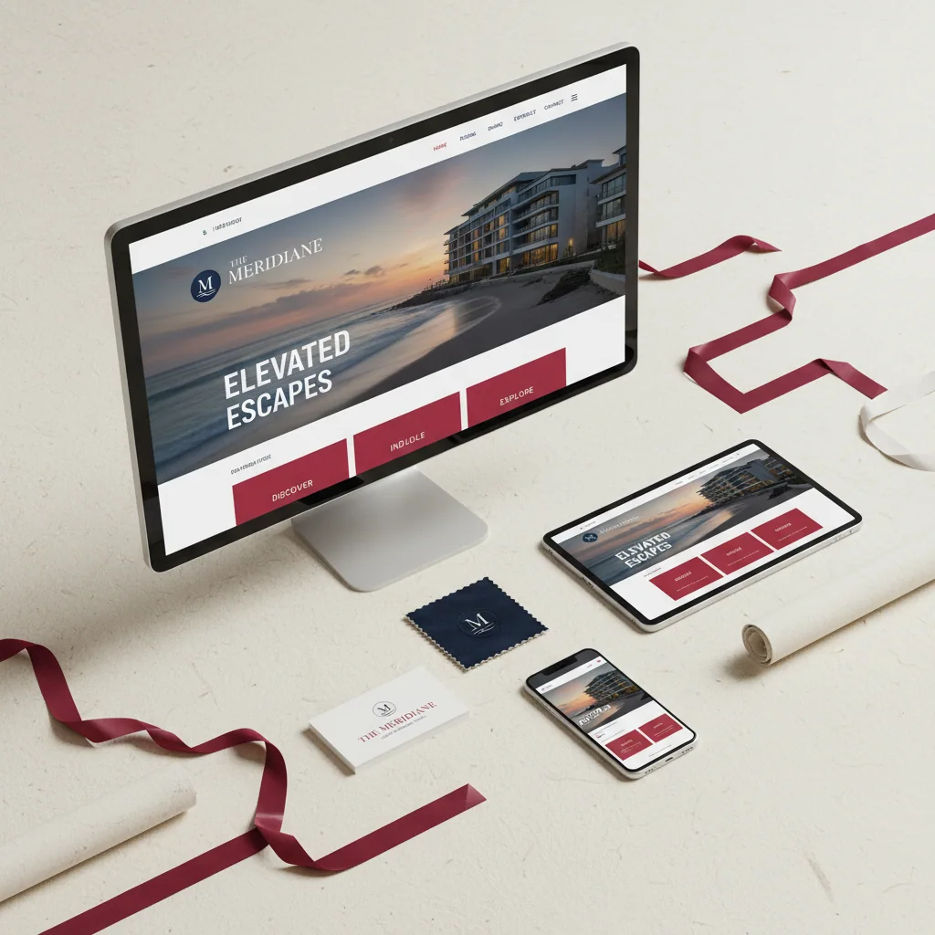 Business website design — illustrative service sample