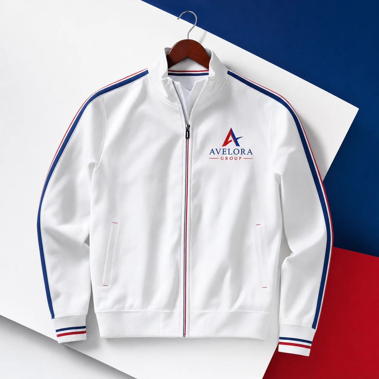 Embroidered jackets — fictional-brand sample