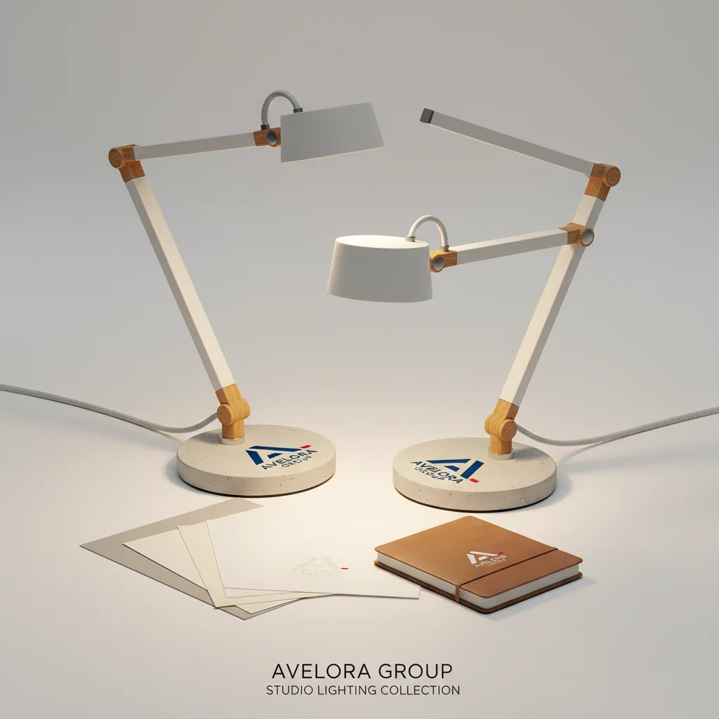 USB-powered LED desk lamps — fictional-brand sample