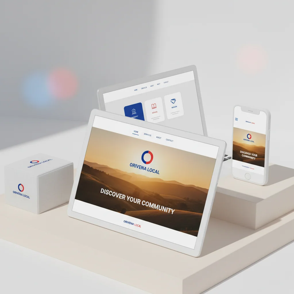 Business website design — illustrative service sample